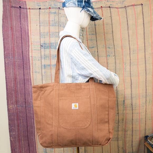 Upcycled carhartt tote bag - Picture 2 of 7